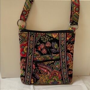 Floral Patterned Crossbody Bag-Used